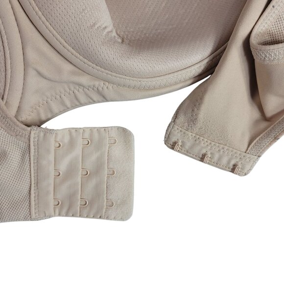 Wacoal Lindsey Contour Underwire Sports Bra Tan 38C Full Cover Seamless 853209 - Picture 8 of 10